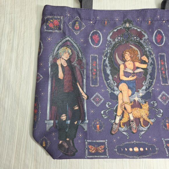 Tote Bag Inspired by The Glittering Edge Fairyloot August 2025 Behind the Veil - Picture 2 of 5